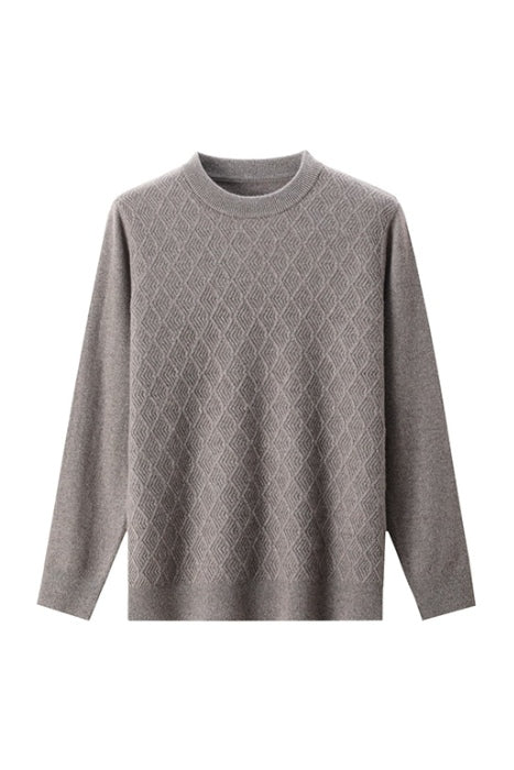 Men's Round-Neck Cashmere Sweater