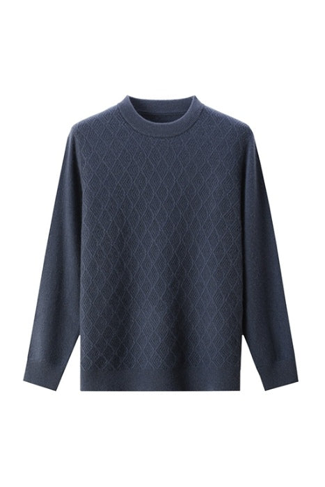 Men's Round-Neck Cashmere Sweater